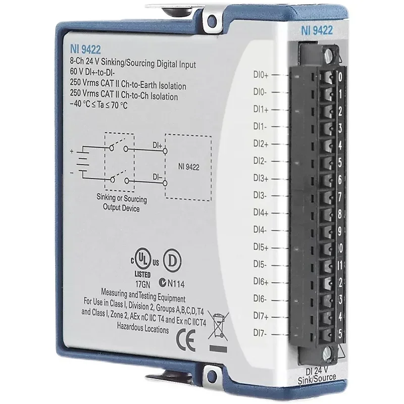 The All-new NI 9422 Digital Module C-series 779522-01 Collection Card Can Be Invoiced In Stock