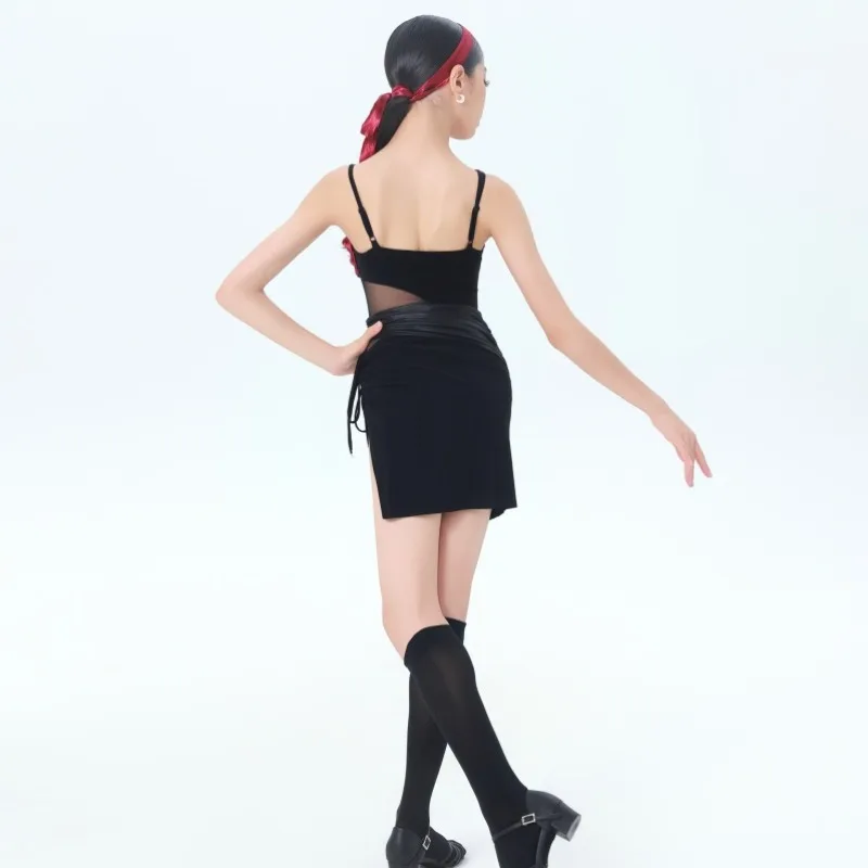 Abbigliamento da ballo latino nel Regno Unito per bambine: set da ballo primaverile con design del giorno di Manhattan, costumi da ballo da sala