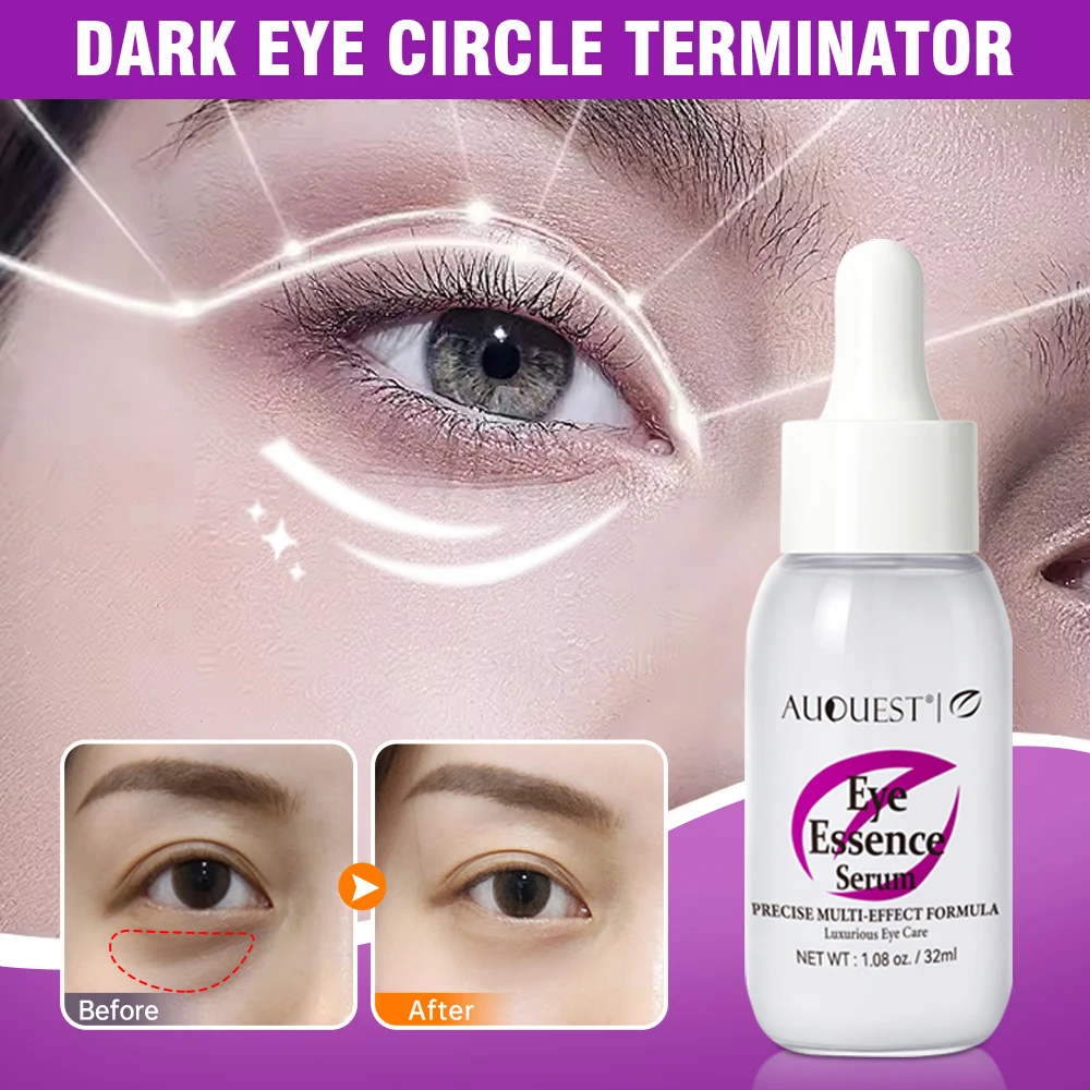 

Eye Serum Skin Care Dark Circles Removal Eye Bags Anti-puffiness Anti Wrinkle Lift Firm Moisturize Nourish Whitening Eye Essence