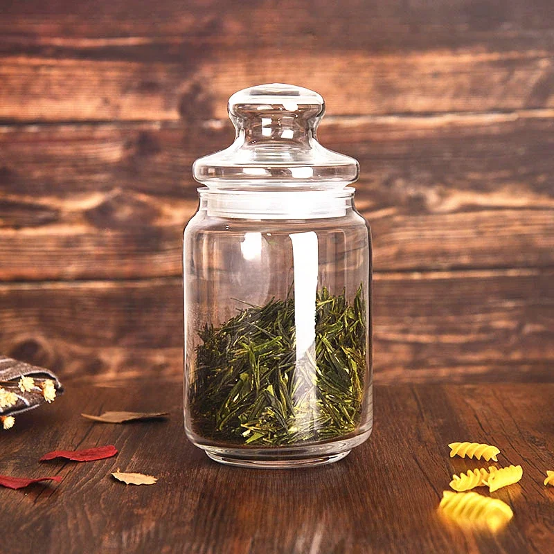 Transparent Useful Things for Kitchen Storage and Organization Glass Storage Jar Glass Jars With Lids Sealed Container & Gadgets