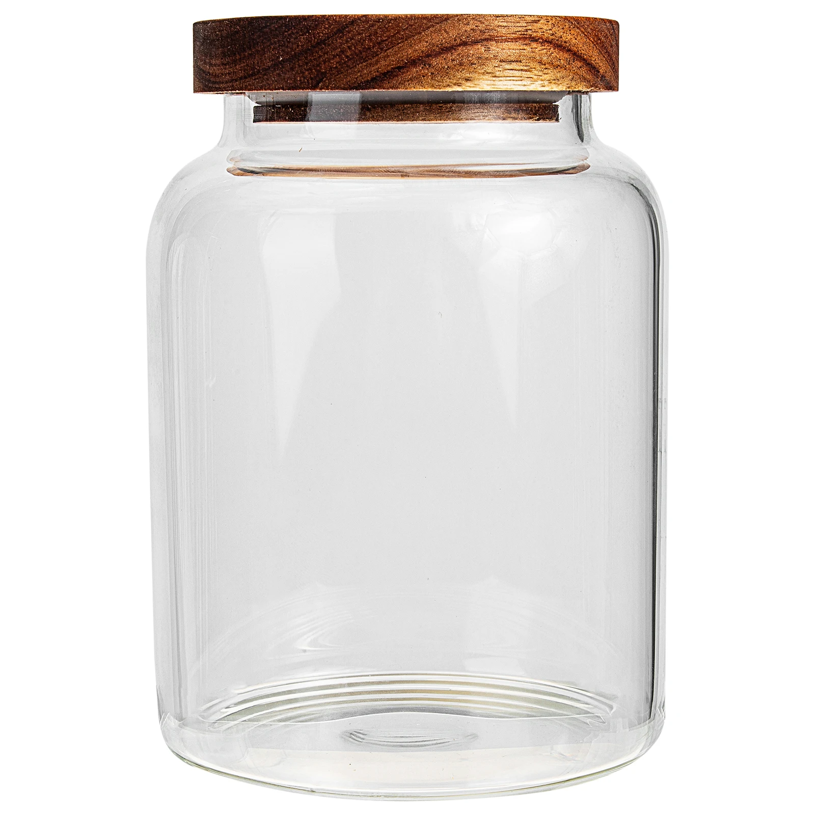 

Sealed Glass Canister Transparent Storage Jar For Tea Nuts Snacks Dried Fruits Coarse Grains Kitchen Home Decoration