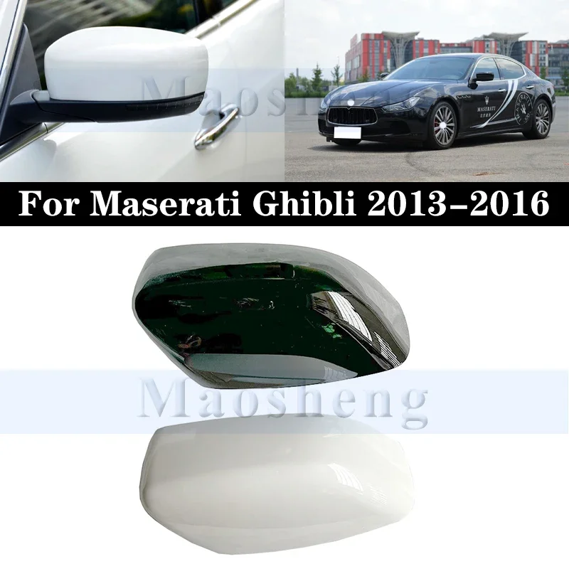 

Боковые Крышки зеркала заднего вида для Maserati ghiсот 2013-2016, аксессуары для автомобиля