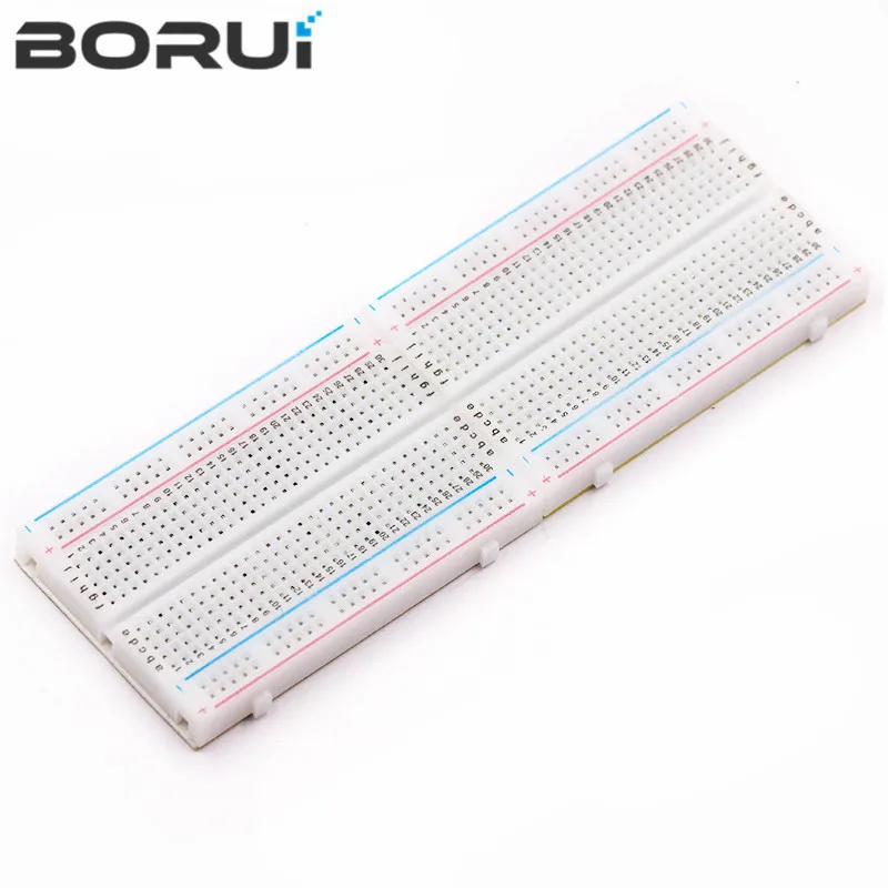 8.5x5.5cm 400 Tie Points Solderless PCB Breadboard Mini Universal Test Protoboard DIY Bread Board for Bus Test Circuit Board