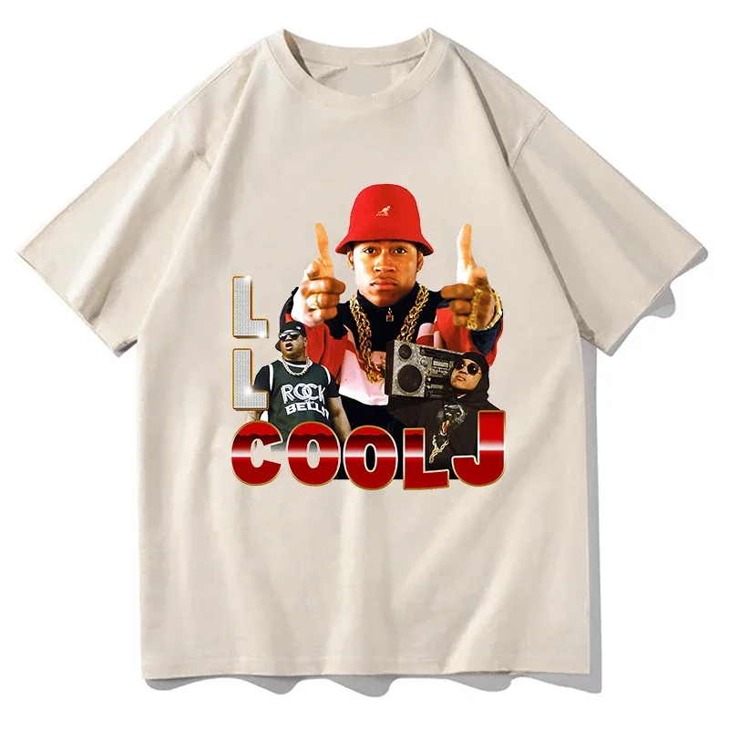 Mens T shirt Graphic LL Cool J Murdergram T-shirt Cotton Clothing Harajuku Graphic Summer Casual Fashion Fans Short Sleeve Tops