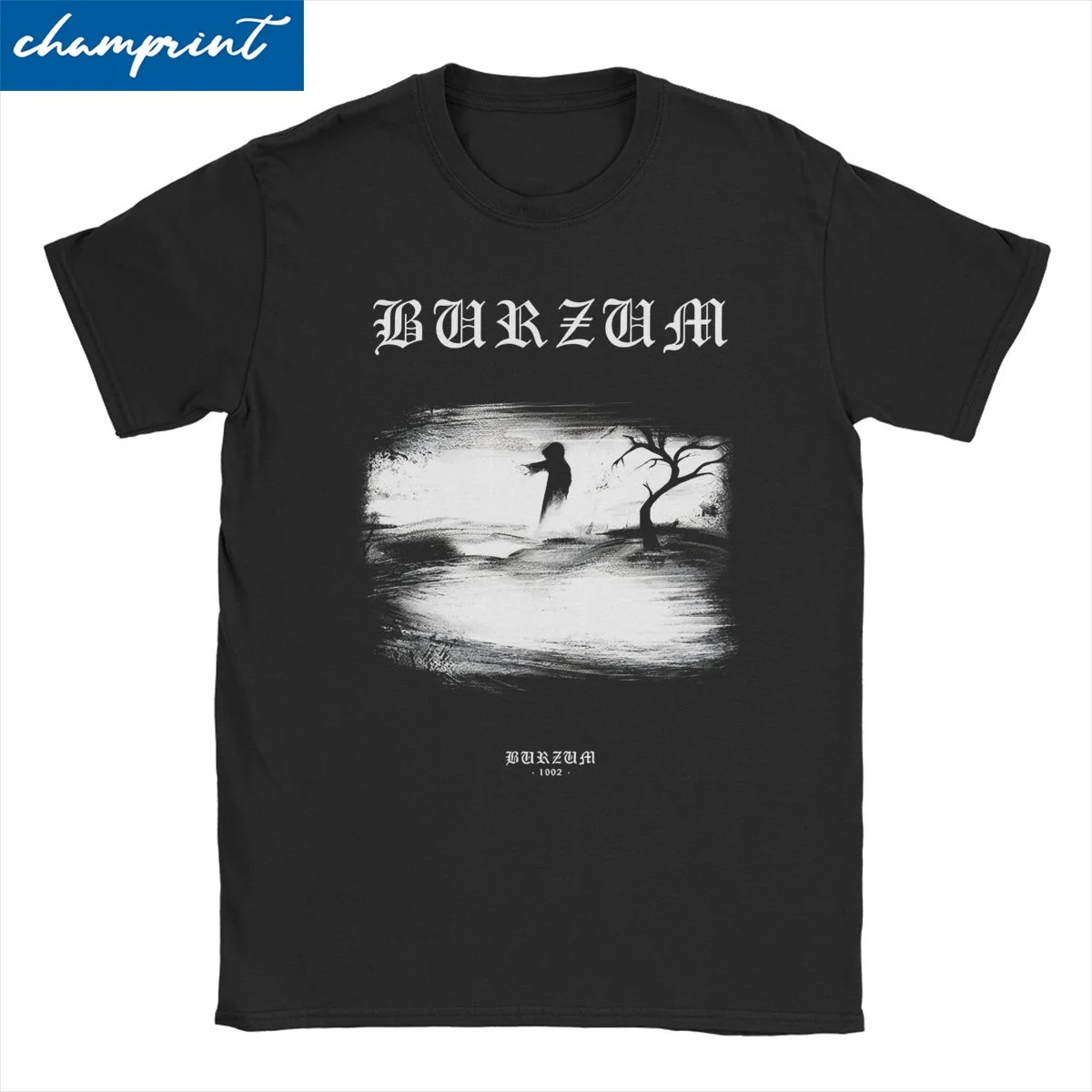 Men Women's T-Shirt Metal Band Rock Music Novelty Cotton Tees Short Sleeve Burzum T Shirt Round Collar Clothes Classic