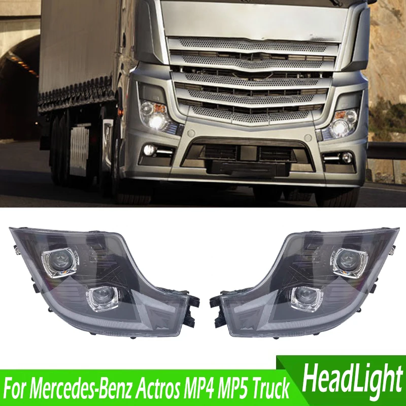 

24В светодиодная фара для переднего бампера с дневными ходовыми огнями для грузовиков Mercedes-Benz Actros MP4 MP5