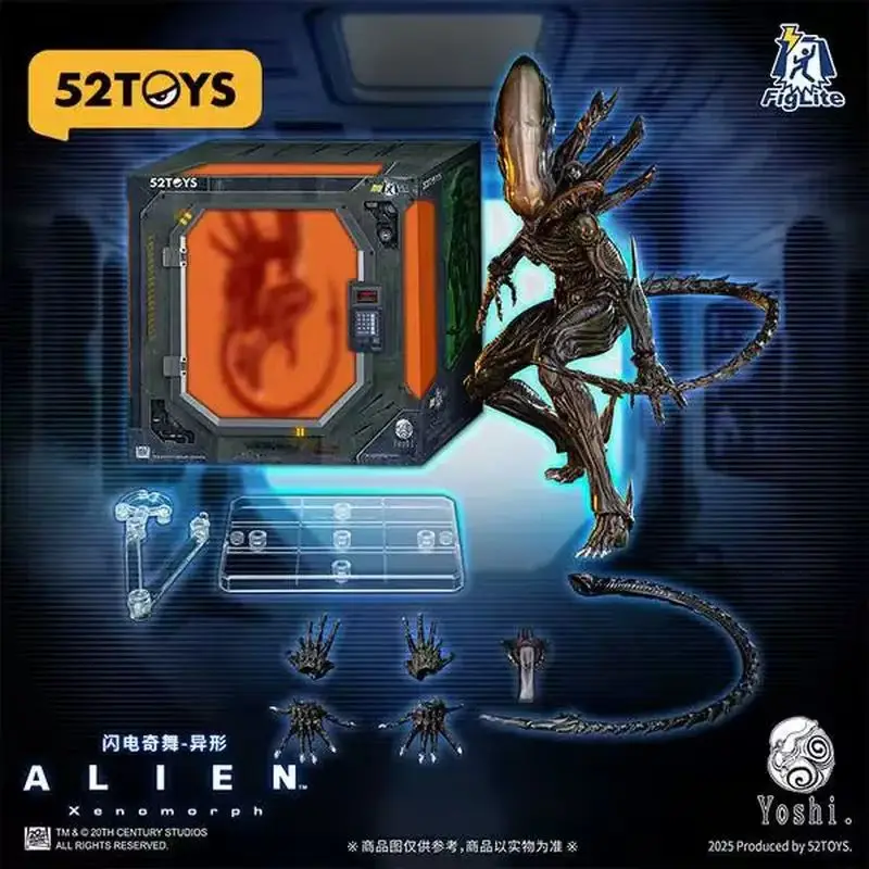 

52toys Lightning Dance - Xenomorph 2025 New Stock Hot Sell Handmade Gift Mobile Doll Collection Ornament Holiday Gift For Kids