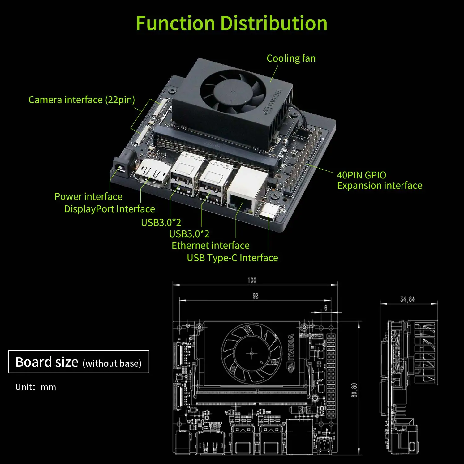 Official Jetson Orin NANO SUPER Development Board AI Large Model