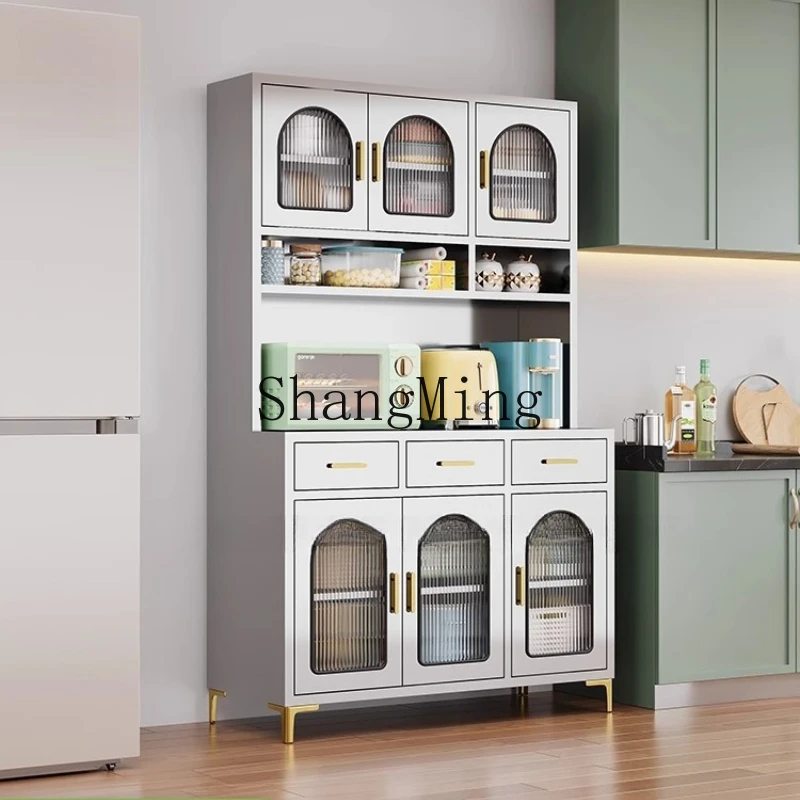 

LXY stainless steel side cabinet kitchen cabinet living room tea and wine cabinet