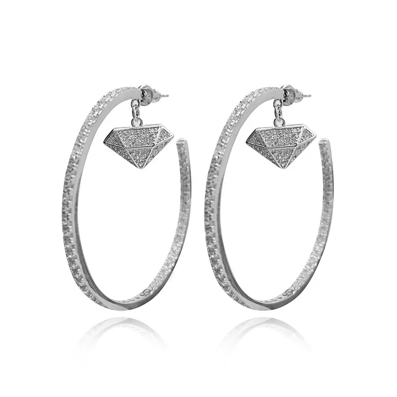 New fashion notice big earrings temperament simple earrings