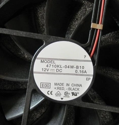 

Brand New Original 12CM 12V 0.16A 4710KL-04W-B10 cooling fan Fast delivery