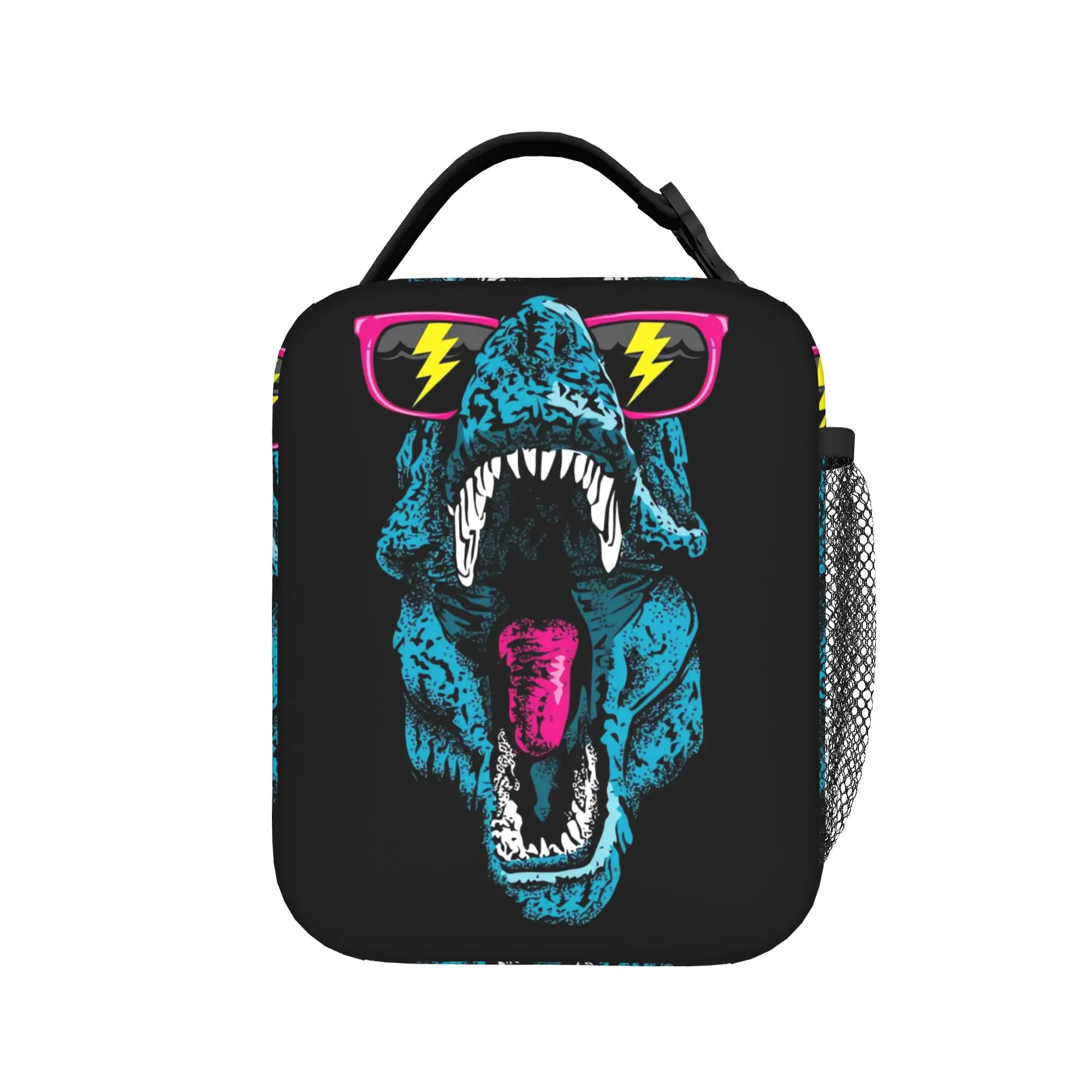 Popular Cartoon Dinosaur Lunch Bag  Leisure Lunch Box For Women Travel Portable Cooler Bag Waterproof Graphic Thermal Lunch Bags