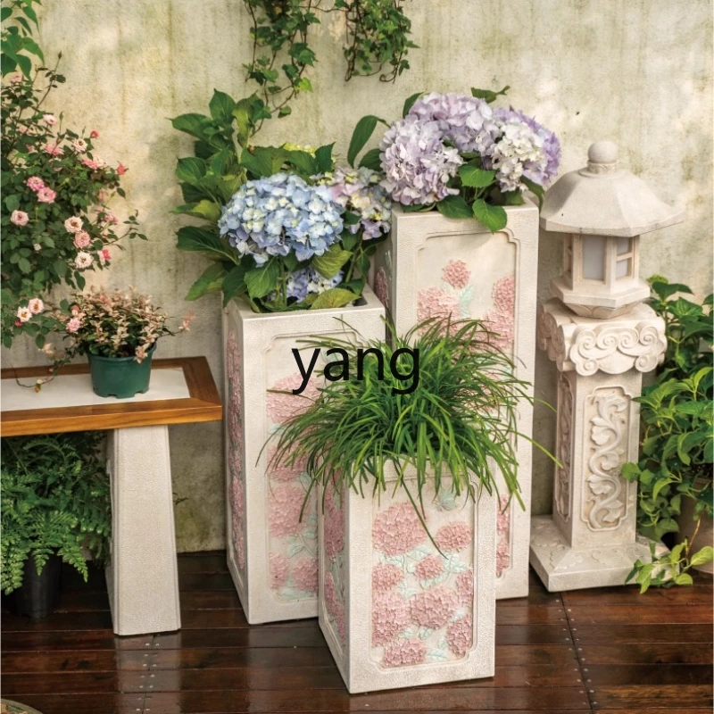

LMM Courtyard Landscaping Outdoor Flower Box Balcony Planting