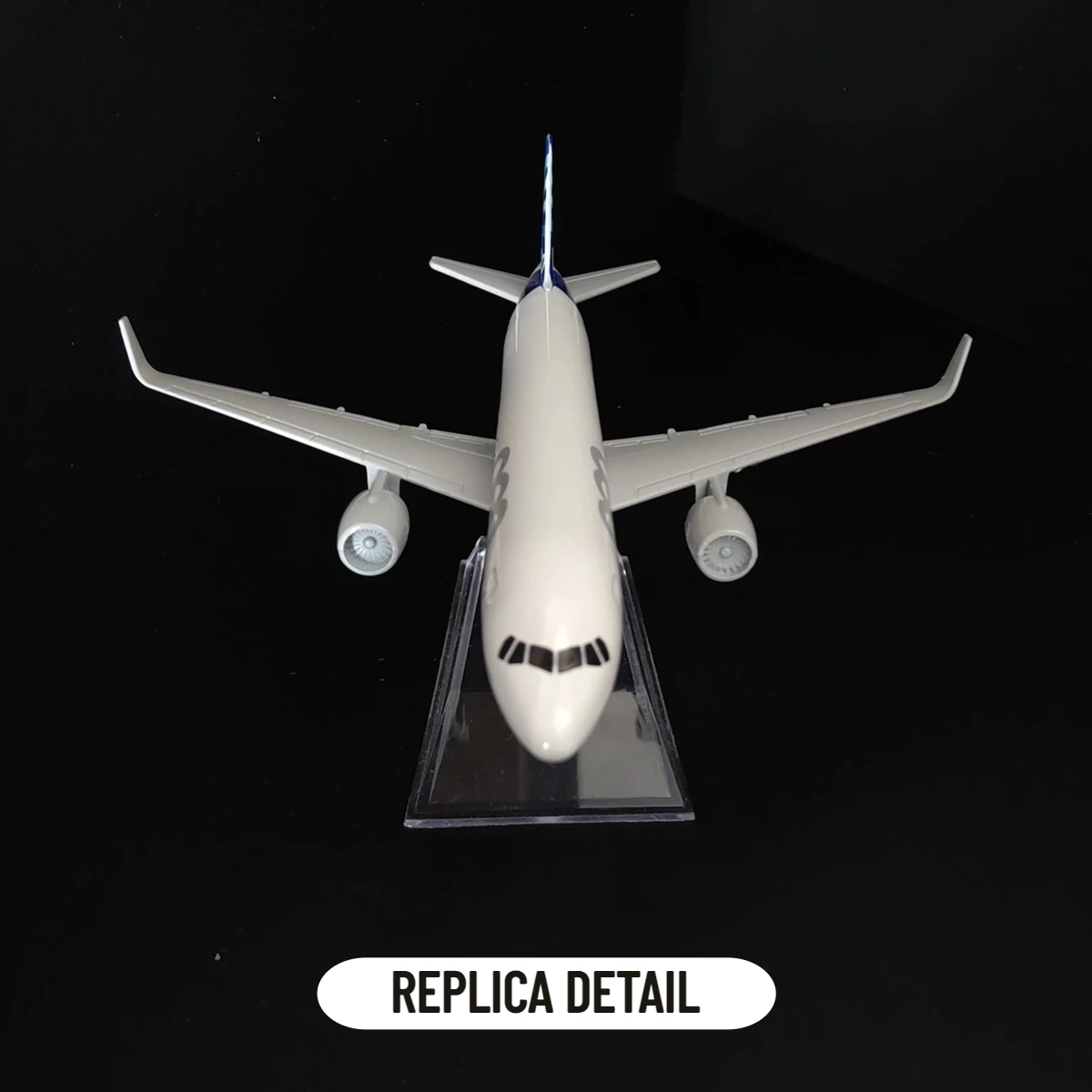 Scale 1:400 Metal Aviation Replica, Airbus A320 Prototype Aircraft Model Airplane Miniature, Kids Room Decor Gift Toys for Boy