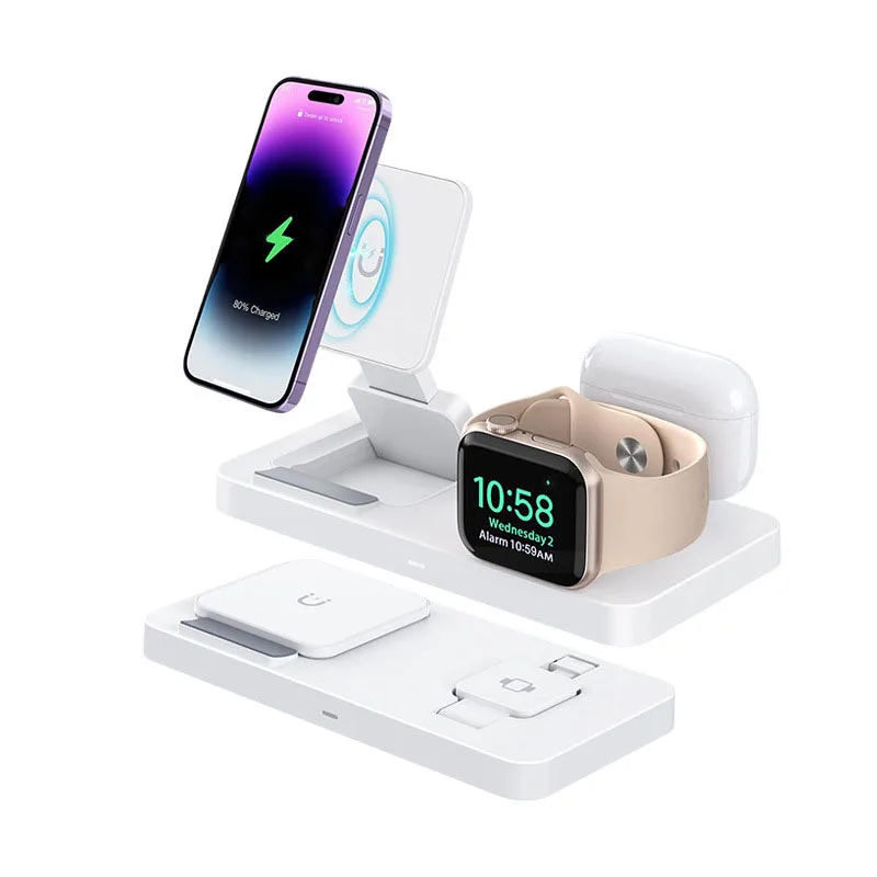 New 3 in 1 Charger Stand up Wireless Charger Station Wireless Charger