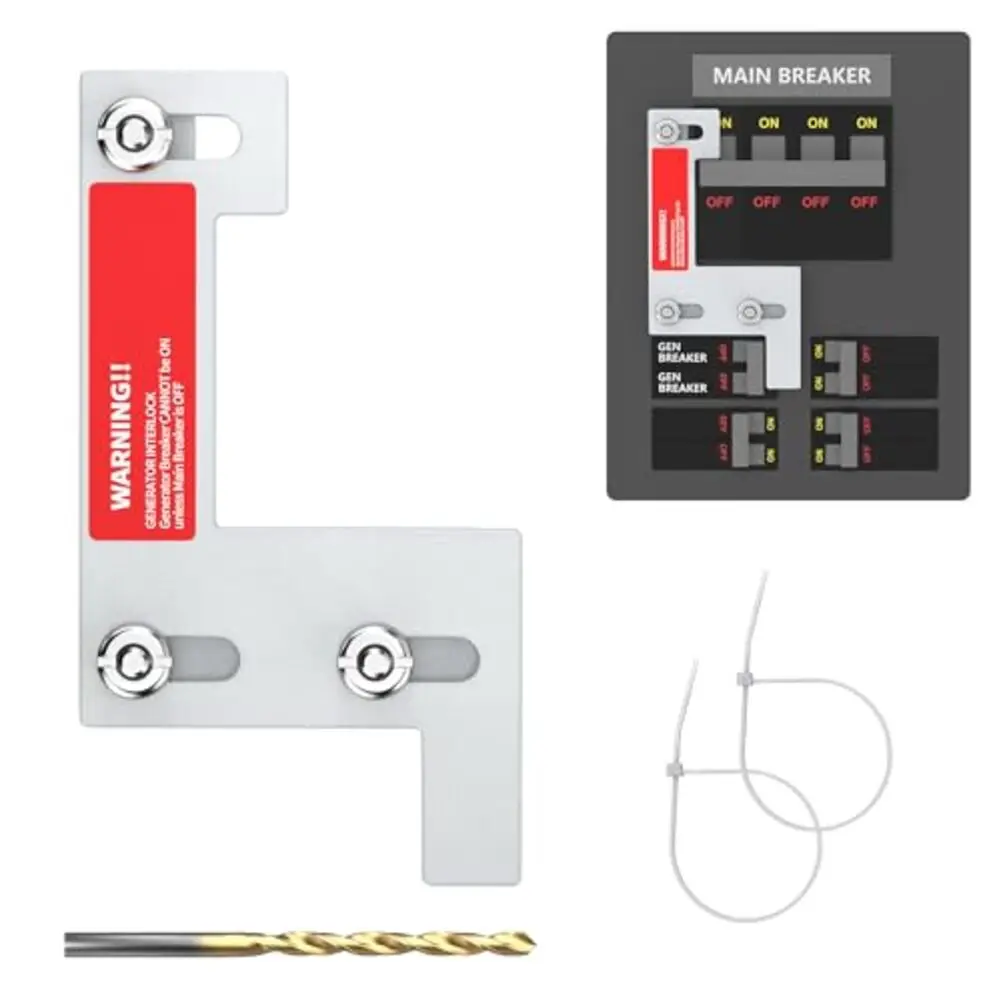 Anodized Aluminum Construction Generator Interlock Kit Easy Install Generator Safety Kit Components For Installation
