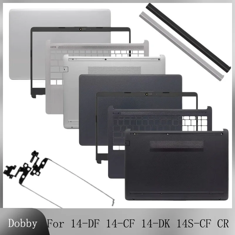New For 14-DF 14-CF-14-DK 14S-CF 14S-CR 240 G8 245 G8 Laptop LCD Back Cover Front Bezel Palmrest Case Bottom Shell Black Silver