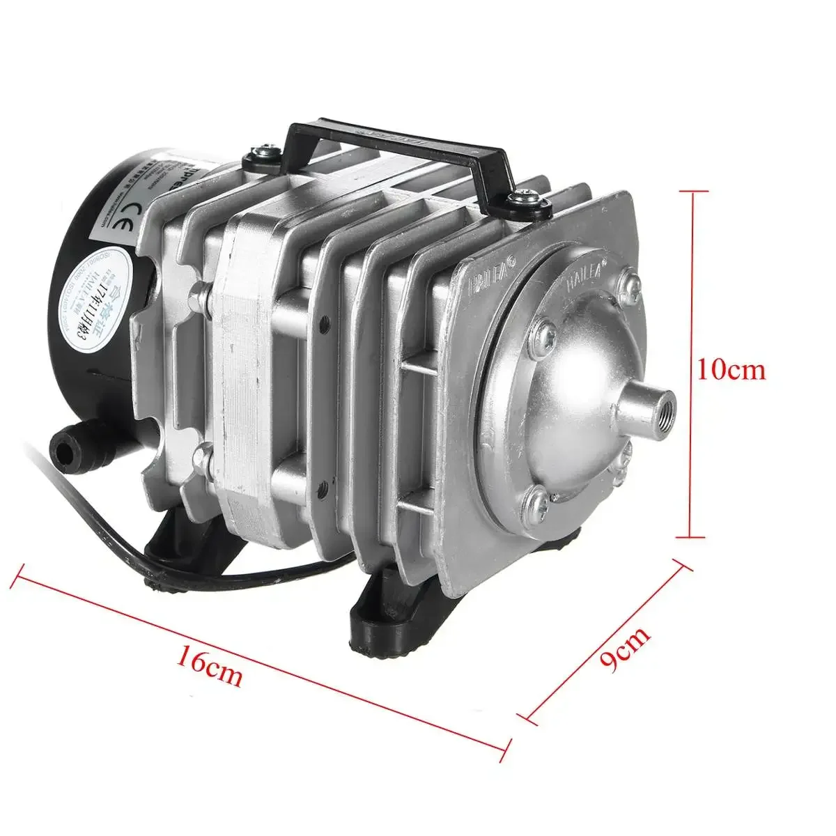 

45W 6 Way Air Aerator Pump 70L/min Electromagnetic Air Compressor Fish Tank Oxygen Air Pump Hydroponics