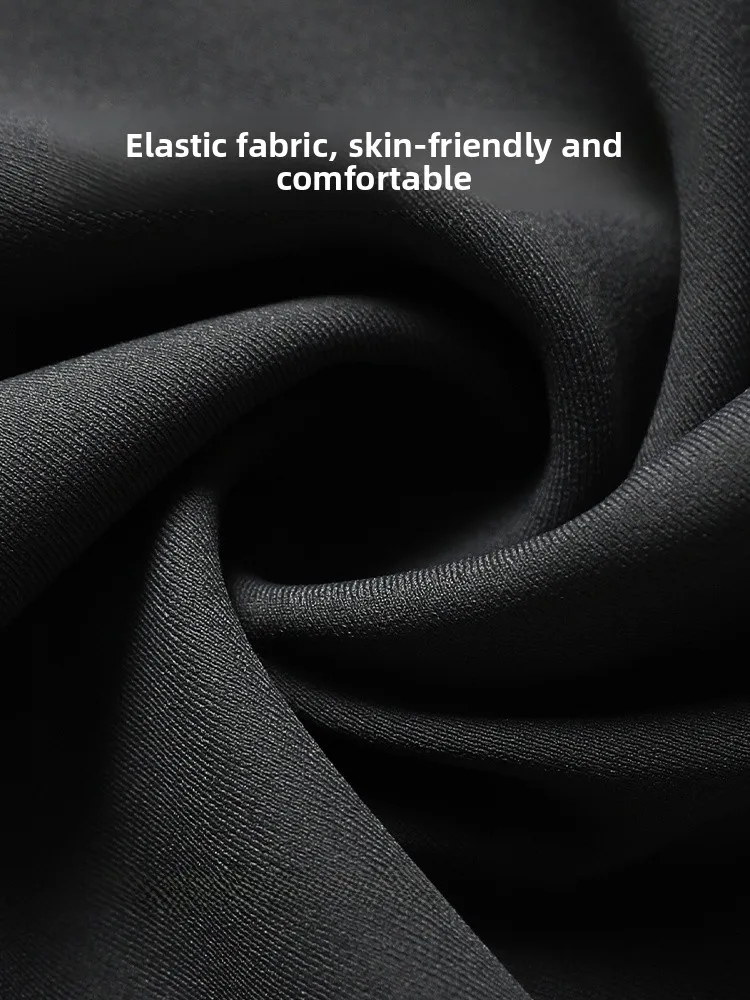 High-Waist Yoga Pants Women's Fitn Pilates Bot Nine-Length Anti-Curl Skin-Friendly ark Skin Pants Nylon Spandex