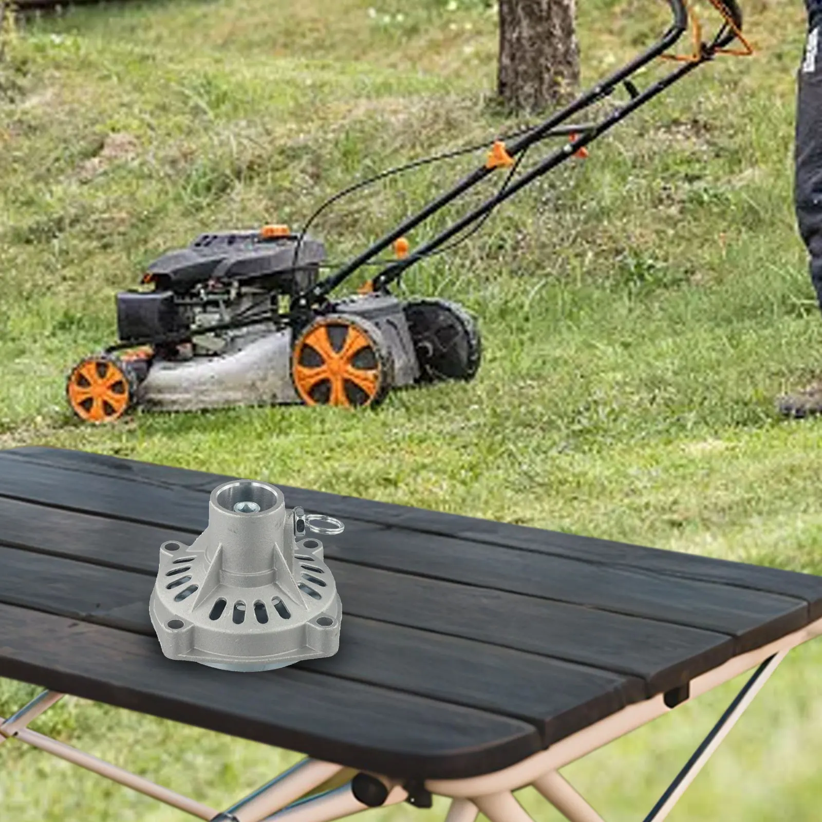 

Высокопроизводительный корпус барабана сцепления Корпус соединительной пластины триммера для травы Надежный и прочный блок соединительной пластины косилки