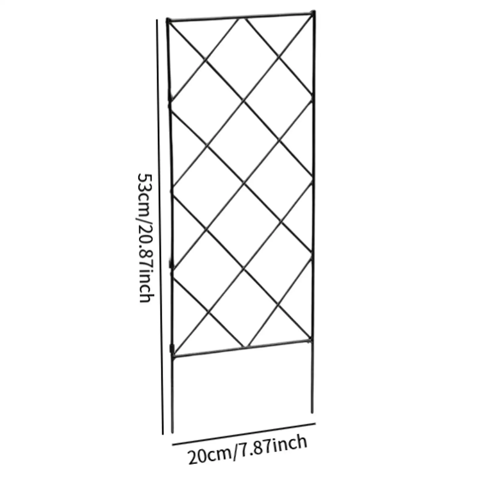 Climbing Plants Garden Trellis Vine Support Rack Practical Portable Metal