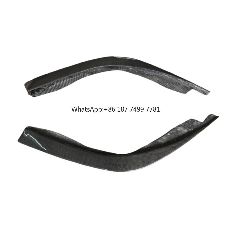 

Suitable for . F8 Upgraded OEM Dry Carbon Fiber Front Bumper Side Corner Diffuser Body Kit
