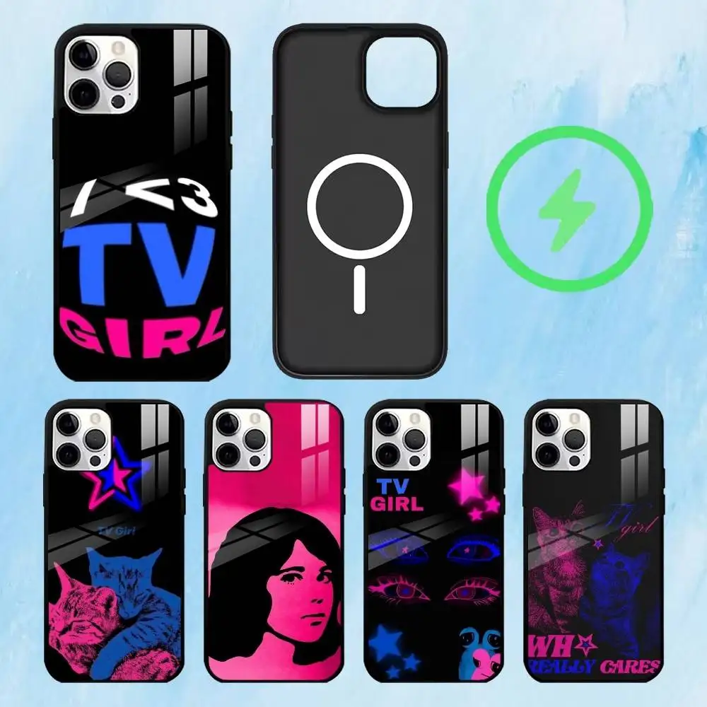

H-Hot B-Band T-Tv Girl Phone Case For iPhone17,16,15,14,13,12,11 Plus,Pro Max Magnetic For Magsafe Wireless Charging