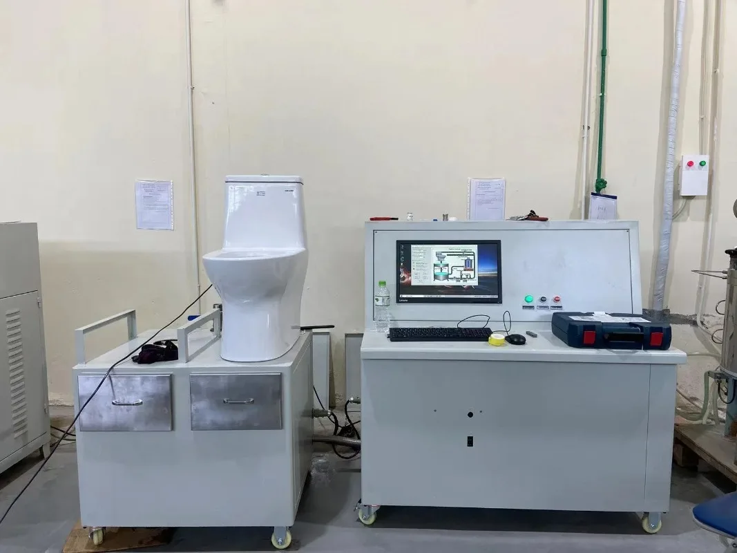 TCS-II Sanitärkeramik-Toilettensitz-Power-Spülprüfmaschine