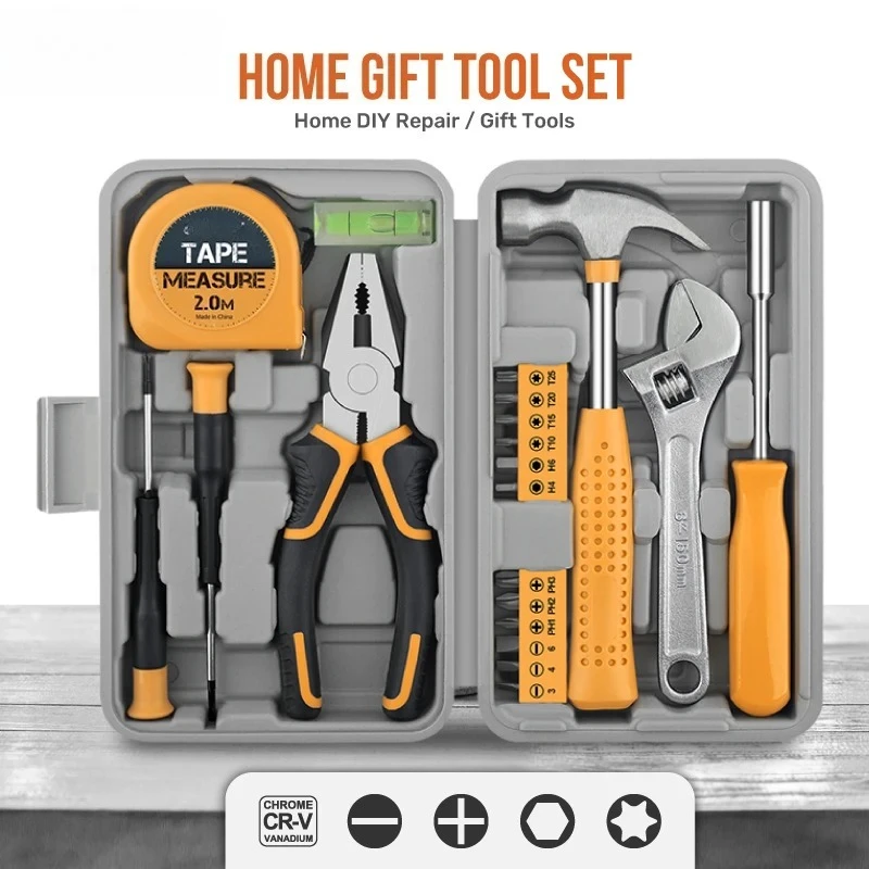 

Набор прецизионных отверток для дома и ремонта, 20 предметов, высококачественный, компактный, для офиса и DIY, ручной набор инструментов.