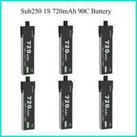 Sub250 1S1P 720mAh 90C Battery for FPV Drone Quadcopter LIHV Lightweigh Accessories A30 Charge Connector