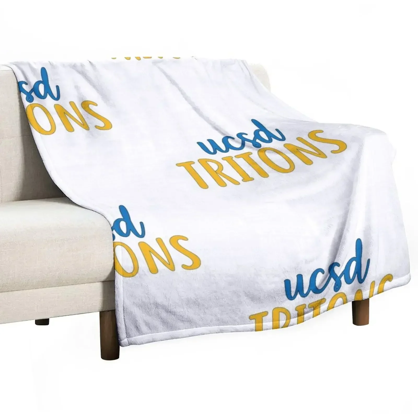 UCSD Tritons Throw Blanket warm for winter Custom Blankets