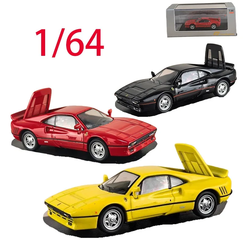 Hone Model Diecast 1/64 Scale Ferrari Alloy Car Model Ferrari 288 GTO Play Vehicles Toys for Boys Original Box Collection