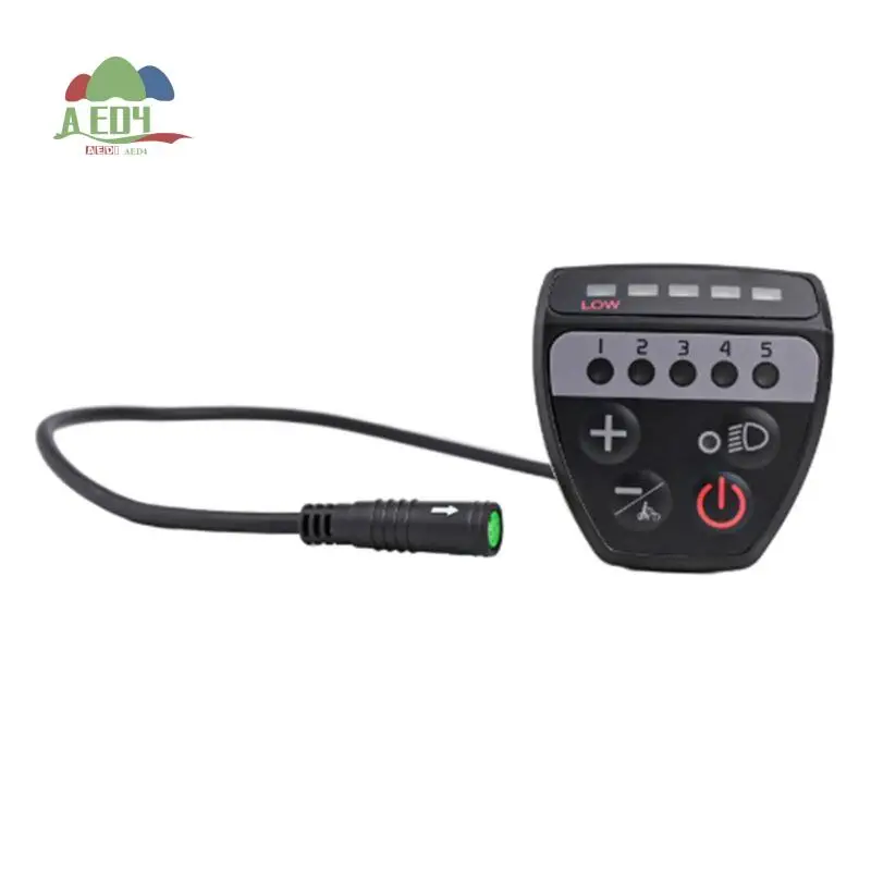 AED4-Electric-Bicycle Display Controller Waterproof Bicycle Replacement Parts For Bafang BBS01 02 M400 Midmotor UART Protocol