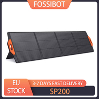 FOSSiBOT SP200 18V 200W Foldable Solar Panel, 23% High Efficiency Monocrystalline Solar Cells for Power Station Waterproof IP67