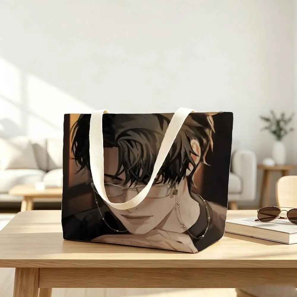 ORV O-Omniscient Reader Y-Yoo Joonghyuk Canvas Tote Bag Spacious Shoulder Bag with Zipper Closure and Classic for Work