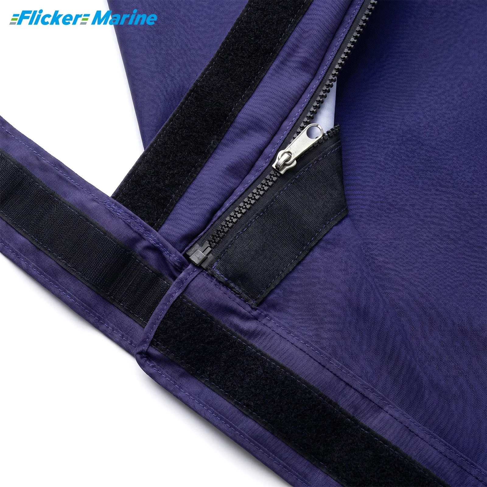 FLICKER MARINE Mainsail Boom Cover Classic Style Multi Size Polyester UV Resistant Durable Reinforced Stitching Sailboat Protect