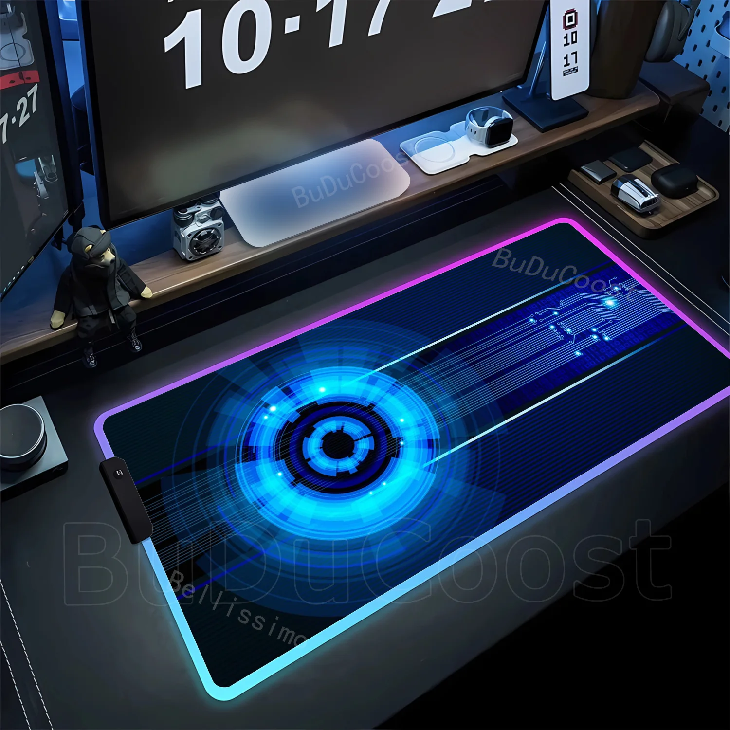 Sense of technology Mouse Pad Mouse Carpet Gaming Pc Table Mat Laptop Gamer Pad on The Table Extended Pad Carpet Keyboard MatRGB