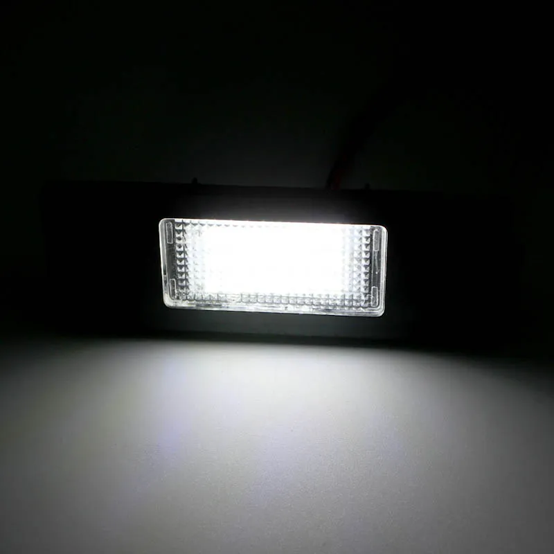 Car Light Luz No Error for BMW 1 Series E81 E87 E63 E64 M6 E85 E86 Z4 F12 F13 F20 K48 LED License Number Plate Lamp