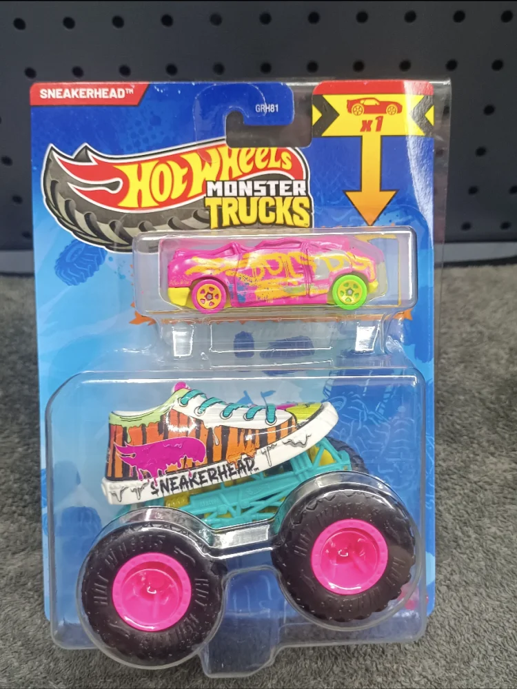 Hot Wheels Monster Trucks GRH81 2-Car Set Diecast Alloy Model Collectible Toy Desktop Ornament for Adult Collectors view 5