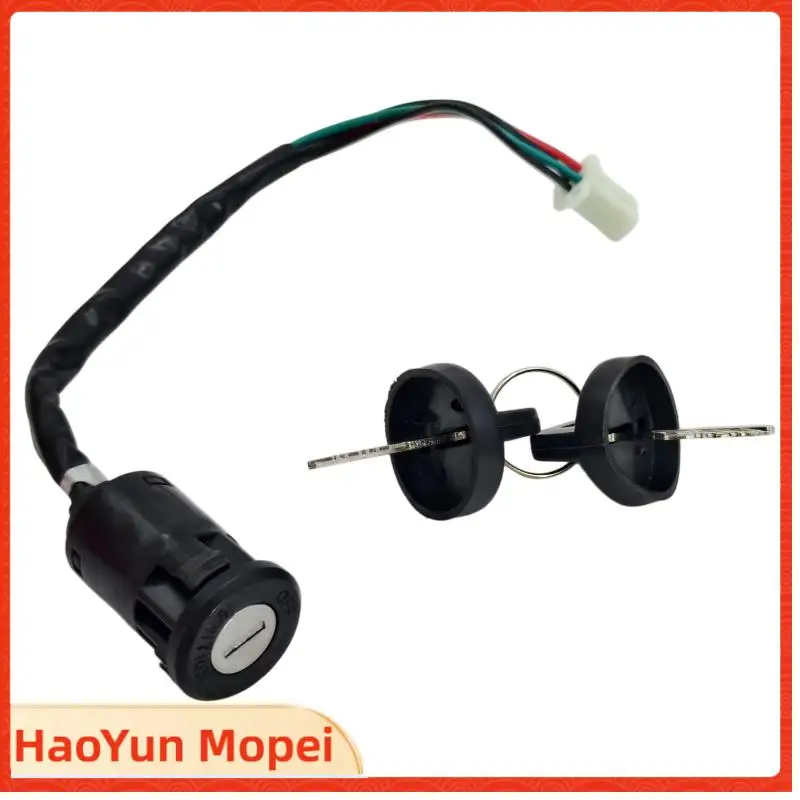 Replacement of 4-wire ignition key switch lock for electric start lock components of beach buggy off-road vehicle
