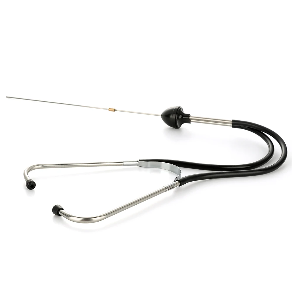 ميكانيكا السيارات اسطوانة السماعة الفولاذ المقاوم للصدأ ميكانيكا السيارات اسطوانة السماعة أداة محرك السيارة التشخيص أداة السمع #1