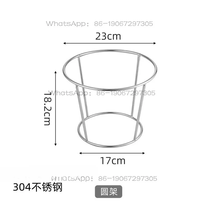 Stainless Steel Seafood Double Layer Oyster Shrimp Crab Iced Fruit Plate American Sashimi and Buffet Display Stand