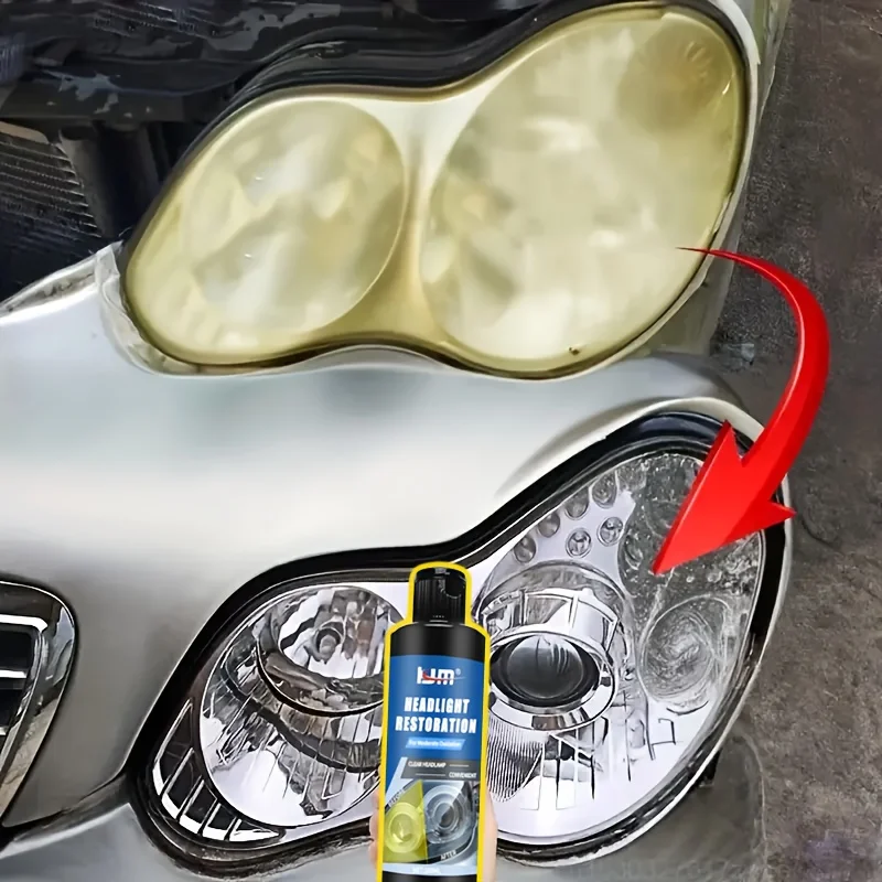 Ultimate Car Headlight Restoration Cream - Effectively Restores Yellowed, Oxidized, and Blurred Car Headlights, Long-Lasting