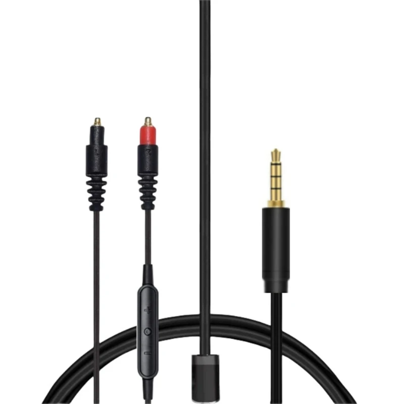 Upgraded Earphone Cable with Mic for SRH1440/SRH1840/SRH1540 Earphone Wire with Wide Frequency Response 130cm/51.2inch