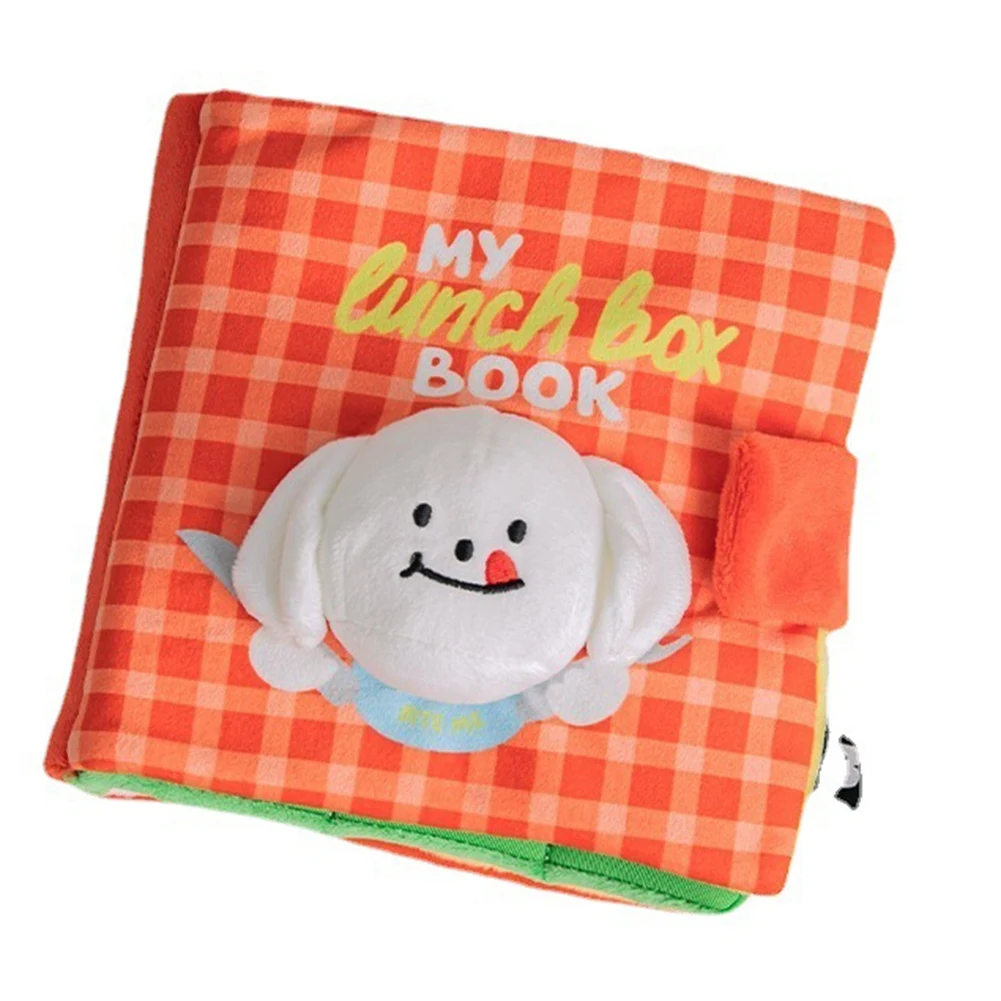 COFA Finding Food Dog Toys Cute Squeaking Books Dog Toys Books Pet Interactive Toys Dog Chew Toys Squeaky Dog Toy Plush Toys