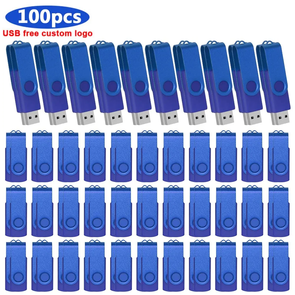 100 Pcs Lot USB 2.0 Flash Drive Pendrive 1GB 2GB 4GB Pen Drive 8GB 16GB Memory Stick 32GB 50Pcs USB Stick 64GB Flash