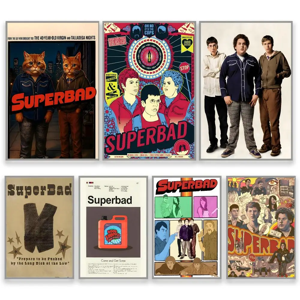 Movie S-Superbad New Year Gift Idea Interior Trending Home Decor Poster