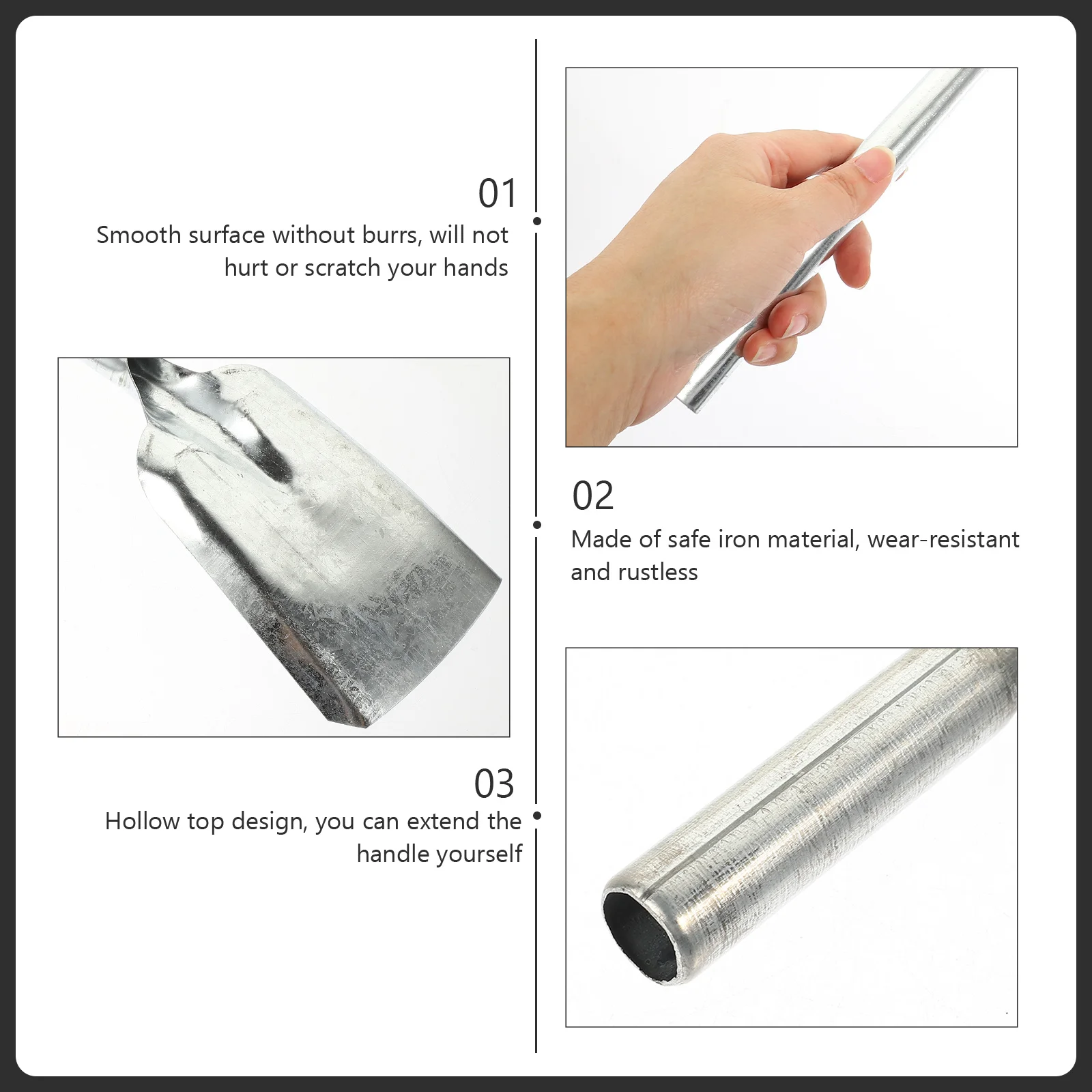 1 مجموعة أداة الموقد مجموعة الحديد النار بوكر النار هوك الموقد مجرفة الفحم مجرفة للاستخدام المنزل شواء حديقة