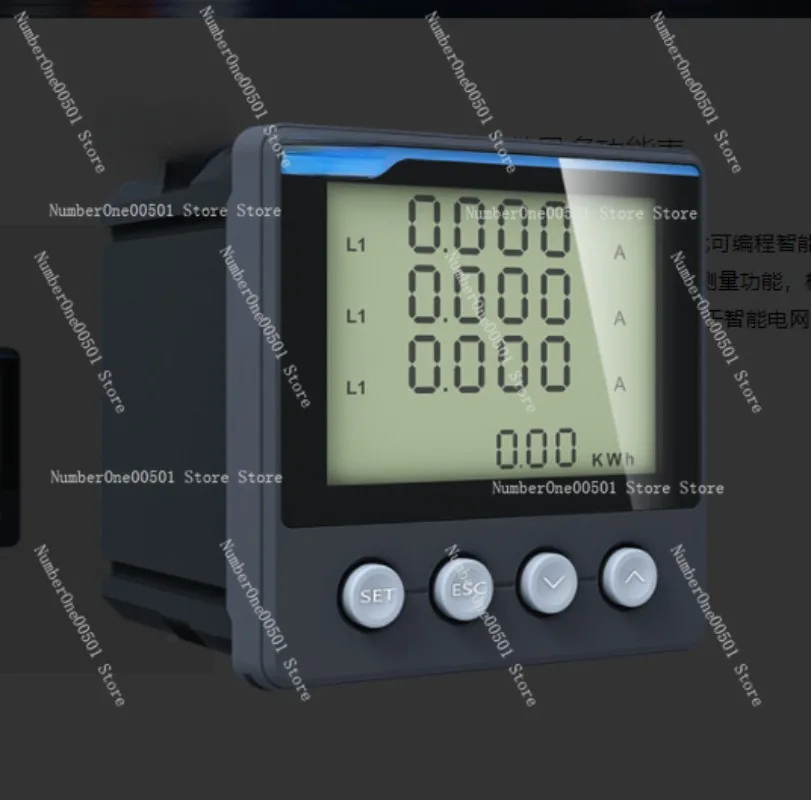 Multi-Functional Electric Meter PD666-2S4 3S4 6S4 8S4 380 V5A Digital Display Multi-Function Meter