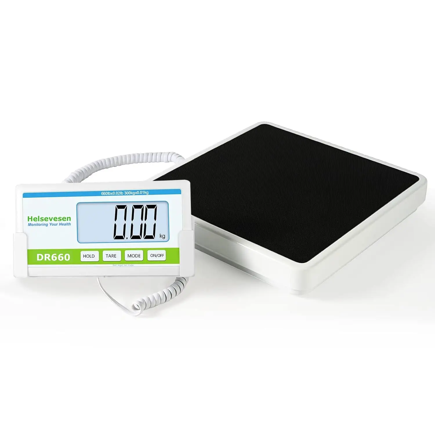 

Professional 660 lb Bariatric Body Weight Scale with Remote Display, Anti-Slip Platform for Medical, Gym & Home Use